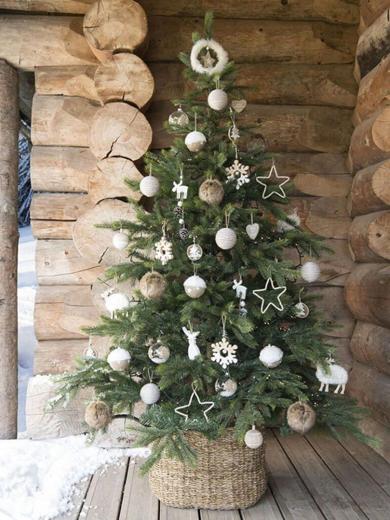 albero-natale-bianco-marrone