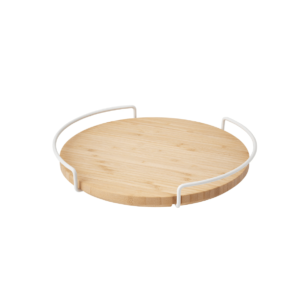 Relaxdays Vassoio Girevole, D 30 cm, Organizer per Frigorifero, Cucina e Bagno, Contenitore con 4 Scomparti, Trasparente | Leroy Merlin